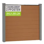 Homestar privaatsuspiirde paneel WPC 170x2x180 cm