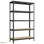 Metallist laoriiul 200 x 120 x 60 cm must 175 kg