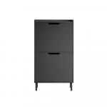 Jalatsikapp sahtliga 19 &times; 129 &times; 50 cm MDF ja metall
