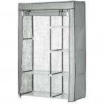 Riidest riidekapp 103x43x162,5 cm hall 6 riiulit