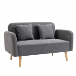 Kahekohaline diivan 130 x 70 x 80 cm hall samet