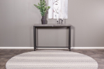 Konsoollaud Rise 110x30x80 cm must MDF ja teras
