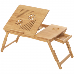 S&uuml;learvutilaud bambusest 55x35x22-29cm helepruun
