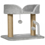 Kassipuu 48 x 38 x 42 cm helehall jutest kraapimispost