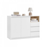 Kummut 40 x 103.5 x 85 cm pilvevalge