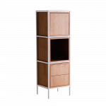 Kappriiul Skap 1R3 145 cm valge pruun