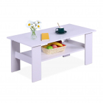Kohvilaud 53,5x100x50 cm riiuliga elutoa laud