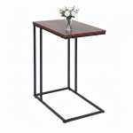 Abilaud 64 x 50 x 35 cm C-kujuline laud MDF ja raud