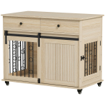 Koerapuur 100 x 56 x 81 cm ratastel 2 ust