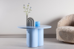 Kohvilaud Olivia 80x45 cm sinine &uuml;mar MDF-disain