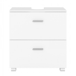 Valamukapp 30 x 60 x 63,8 cm pilvevalge MDF riiulid