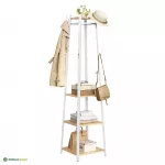 Riidenagi jalaga 43 x 43 x 180 cm valge teras