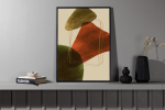 Seinapilt Kanjon 70 x 100 cm beež abstraktne plakat
