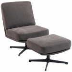 Lounge-tool koos tumbaga 360&deg; p&ouml;&ouml;rlev tugitool