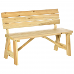 Aiapink puidust 116x56x80 cm pruun