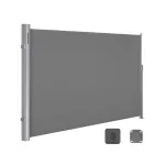 Markiis 180 x 400 cm hall PU-kattega k&uuml;lgkate terrassile