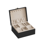 Ehtekarp kaanega 20,5 &times; 24 &times; 11 cm must 2 tasandit