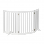 Turvabarj&auml;&auml;r 70x154x2 cm valge kokkupandav MDF-ist