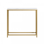Konsoollaud kuldne 30x75x80 cm
