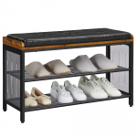 Jalatsiriiul istmega 80x30x48 cm pruun
