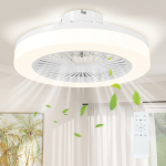 Laevalgusti ventilaatoriga 46x16 cm valge LED ja pult
