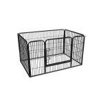Koera aedik 122 x 80 x 70 cm must metallist