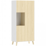 K&ouml;&ouml;gikapp 80 x 40 x 170 cm looduslik puit MDF