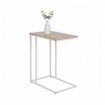 Abilaud valge C-kujuline 64 x 50 x 35 cm MDF ja raud
