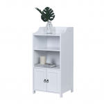 Vannitoakapp 86 x 40,5 x 36 cm kitsas MDF-kapp riiulitega