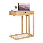 Abilaud Bambus 68 x 55 x 35 cm naturaalne sahtliga
