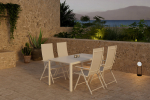 Giardini s&ouml;&ouml;gikomplekt laud ja 4 beeži Levanzo klapptooli