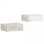 &Ouml;&ouml;kapp seinale 2 tk 40x30x14 cm valge