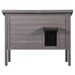&Otilde;uekassimaja 87x53.5x69 cm hall puidust isoleeritud varjualune