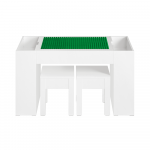 Laste laud ja toolid lego valge