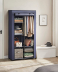 Riidekapp riidest 88x45x168cm lilla