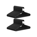 Plastikust riidepuud 30 tk must