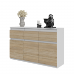 Kummut Noah 120 x 75 x 35 cm Sonoma Tamm