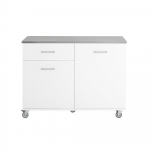 Ratastel k&ouml;&ouml;gikapp valge