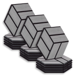 Akustiline seinapaneel 15tk 30x26 cm hall