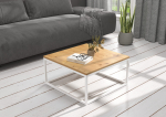 Kohvilaud BELTEN 65x65x33 cm Valge