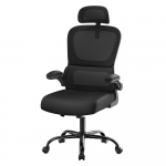 Kontoritool 64&times;71.5&times;116-135 cm Must