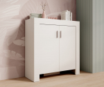 Ustega kummut CESIRO 100x106x42 cm Valge