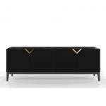 Kummut Visby Demi 202 cm must
