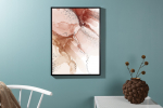 Seinapilt Splash 70x100 cm Hele Roosa