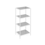 Raamaturiiul m&otilde;&otilde;dud 30 x 40 x 95 cm valge