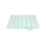 Piknikutekk 200x200 cm 4 maaankruga roheline valge veekindel kokkupandav