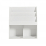 Laste raamaturiiul 73x30x80 cm valge