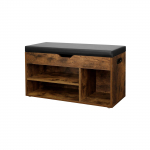 Jalatsipink 80x44x30 cm Pruun pehme istmega