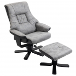 Tugitool jalatoega 78 &times; 82,5 &times; 109 cm hall mikrokiud