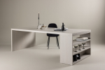 Suur s&ouml;&ouml;gilaud Mika 230x110 cm valge peits MDF